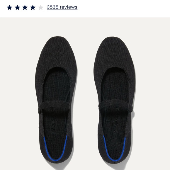 Rothy's Shoes - Rothy’s The Square Mary Jane Black Women’s Size 10 | Comfortable Washable Flats